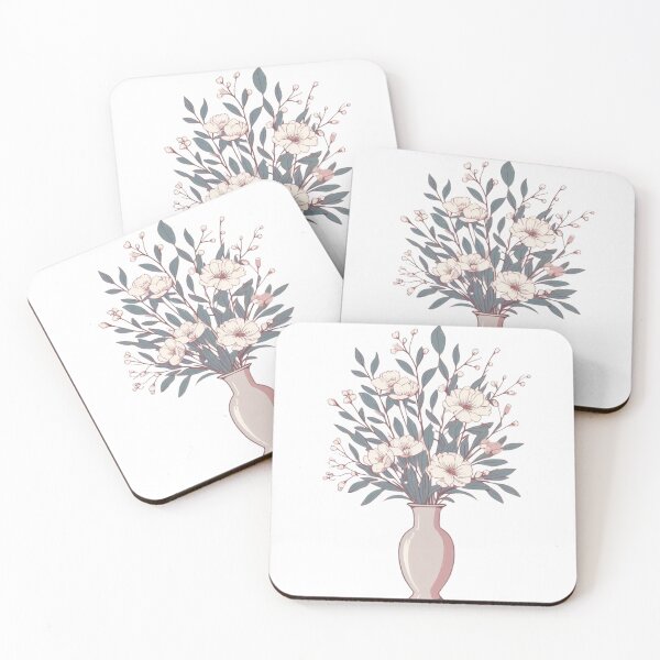 Item preview, Vase of Flowers no background Simplistic #4 designed and sold by AIrtisticPrints.