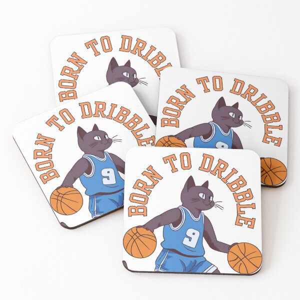 Item preview, Born to Dribble - Sports Anime Cat Playing Basketball designed and sold by Millusti.