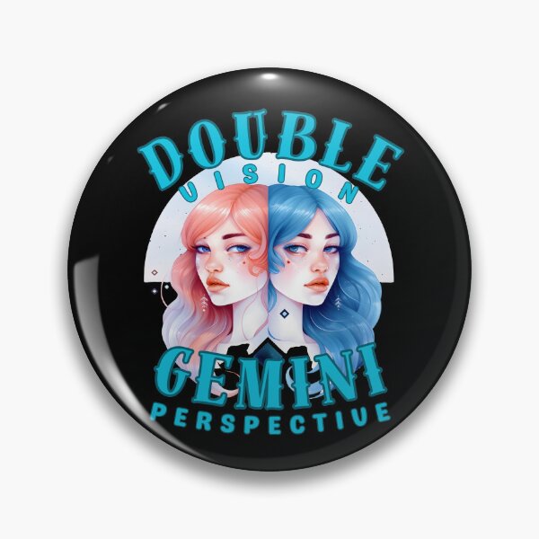 Item preview, Double Vision: Gemini Perspective. gemini birthday designed and sold by ZodiacWonders.