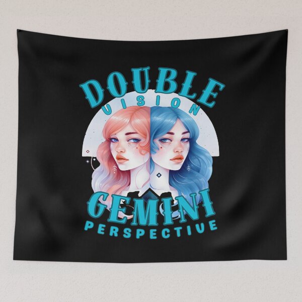 Item preview, Double Vision: Gemini Perspective. gemini birthday designed and sold by ZodiacWonders.
