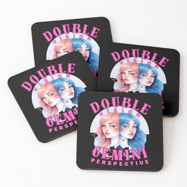 Item preview, Double Vision: Gemini Perspective. gemini astrological sign designed and sold by ZodiacWonders.