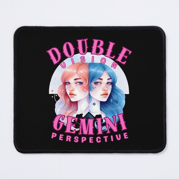 Item preview, Double Vision: Gemini Perspective. gemini astrological sign designed and sold by ZodiacWonders.