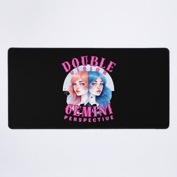 Item preview, Double Vision: Gemini Perspective. gemini astrological sign designed and sold by ZodiacWonders.