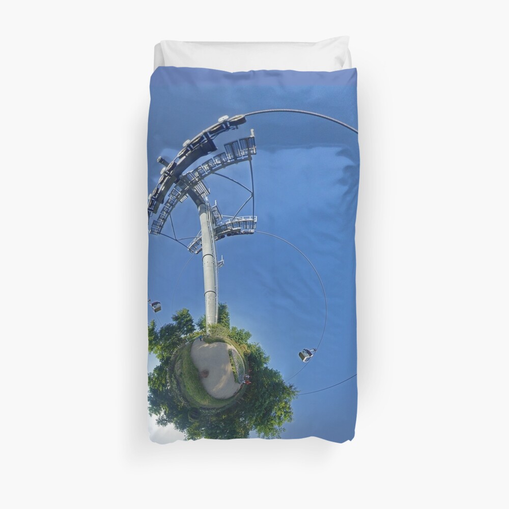 Cable car at Floriade 2012 Duvet Cover
