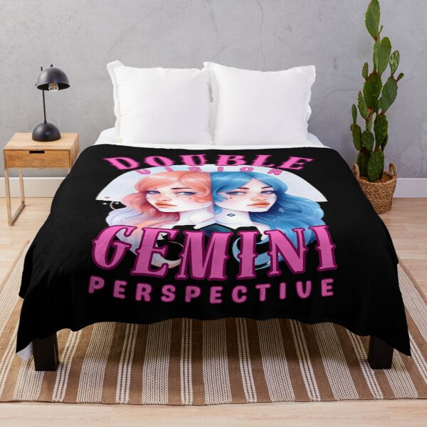 Item preview, Double Vision: Gemini Perspective. gemini astrological sign designed and sold by ZodiacWonders.