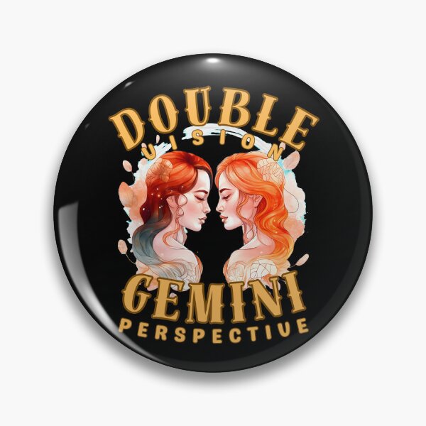 Item preview, Double Vision: Gemini Perspective. gemini funny designed and sold by ZodiacWonders.