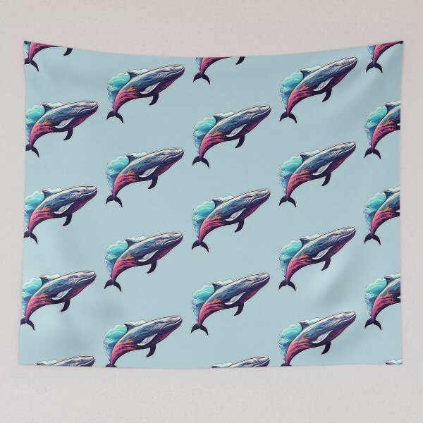Item preview, Dreamy & fantasy Whale No.6 designed and sold by findViewway.