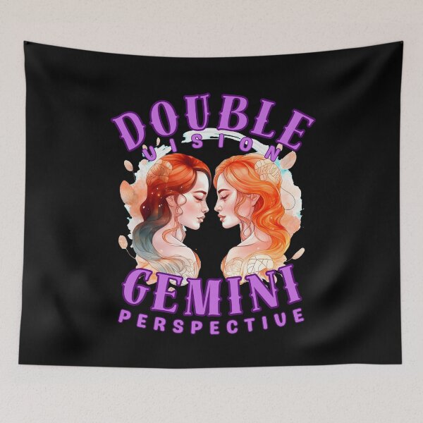 Item preview, Double Vision: Gemini Perspective. gemini season designed and sold by ZodiacWonders.
