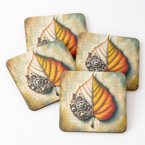 Item preview, Steampunk Aspen Leaf designed and sold by NovosArt.