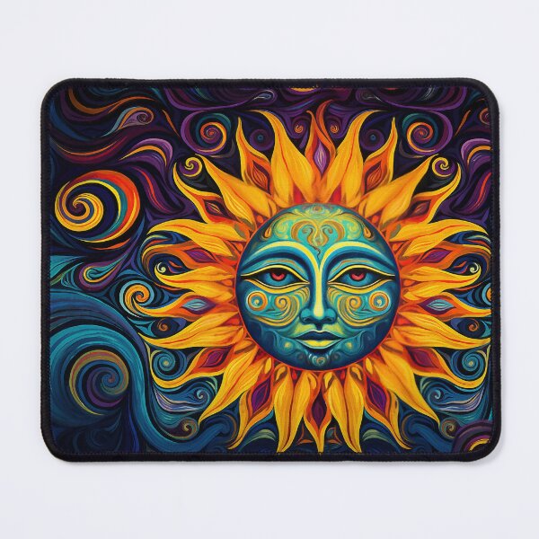Item preview, Cosmic Sun Face designed and sold by Peggy Collins.