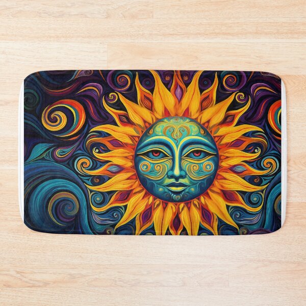 Item preview, Cosmic Sun Face designed and sold by Peggy Collins.