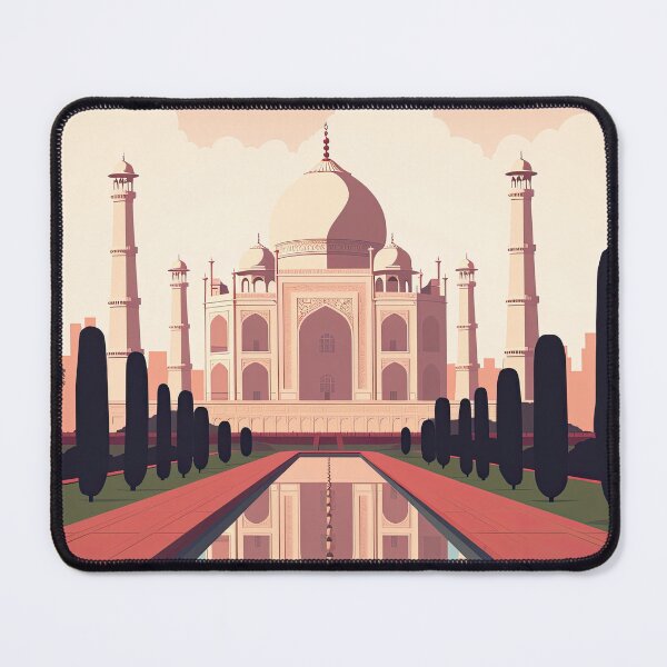Item preview, Majestic Marvel: A Minimalistic Tribute to the Taj Mahal designed and sold by krishutd.