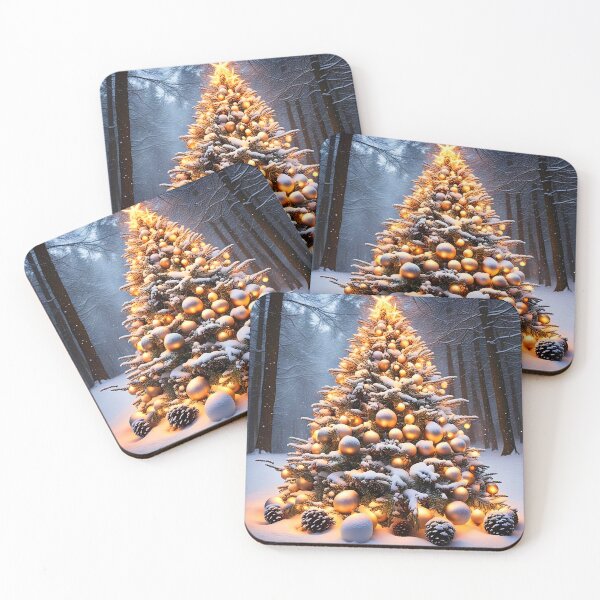 Item preview, Pine tree pinecones in the snow designed and sold by Earth Nature Creations.