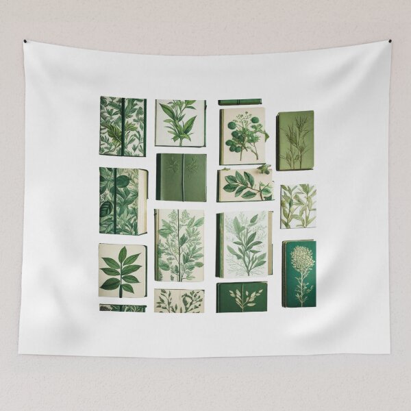 Item preview, Book Aesthetic Green Open Book With Flowers Growing From Book Funny Gifts for Book Lovers designed and sold by MatthewViews.