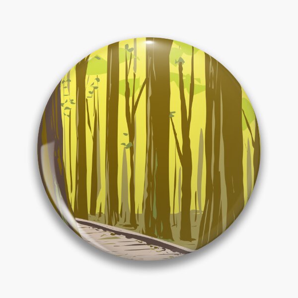 Item preview, Bottomland Hardwood Forest in Congaree National Park South Carolina WPA Poster Art designed and sold by patrimonio.