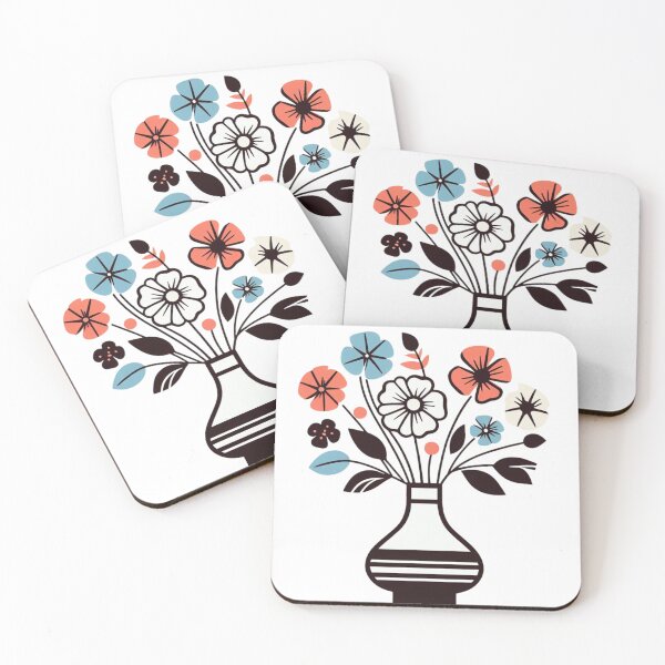 Item preview, Vase of Flowers no background Simplistic #7 designed and sold by AIrtisticPrints.