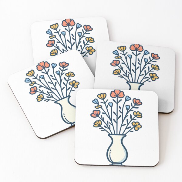 Item preview, Vase of Flowers no background Simplistic #8 designed and sold by AIrtisticPrints.
