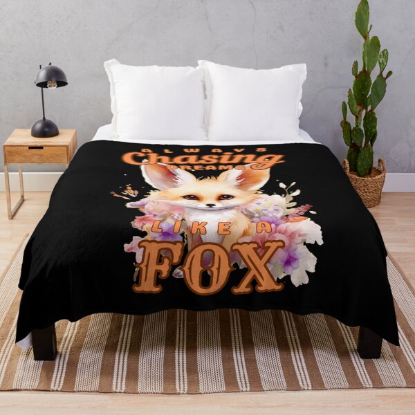Item preview, Always Chasing Dreams, Like A Fox. fox portrait designed and sold by FoxVibes.