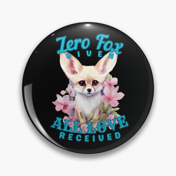 Item preview, Zero Fox Given, All Love Received. fox face designed and sold by FoxVibes.