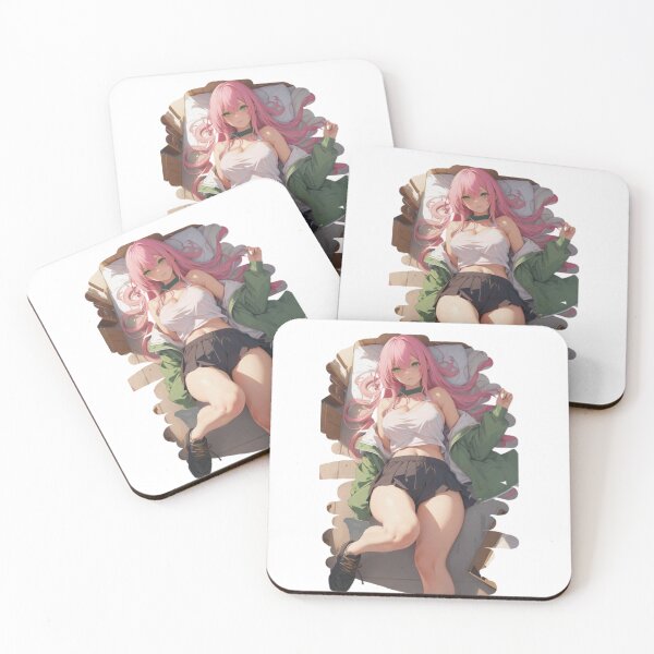Item preview, Nostalgic Dreams: Anime Teenage Girl on Bed | Tranquil Reverie Art Print designed and sold by Anime-Community.