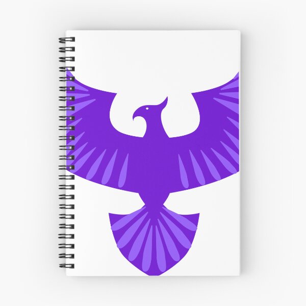 Item preview, Winged, phoenix, purple designed and sold by RoslynClark.