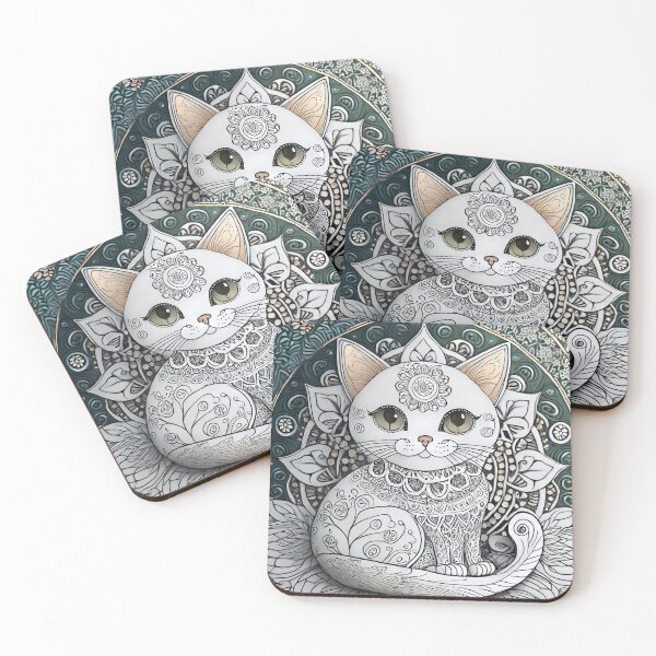 Item preview, Mandala cat 1 designed and sold by Mandalahijo.