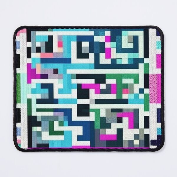 Item preview, Pixelated maze pattern  designed and sold by Roxburylane.