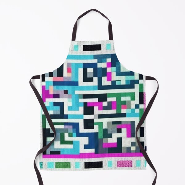 Item preview, Pixelated maze pattern  designed and sold by Roxburylane.