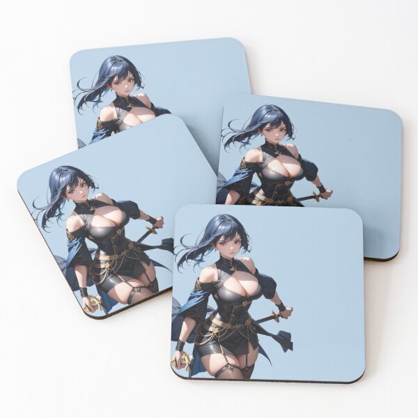 Item preview, Waifu Warrior: Anime-inspired Design with Swords for Ultimate Fans designed and sold by Anime-Community.
