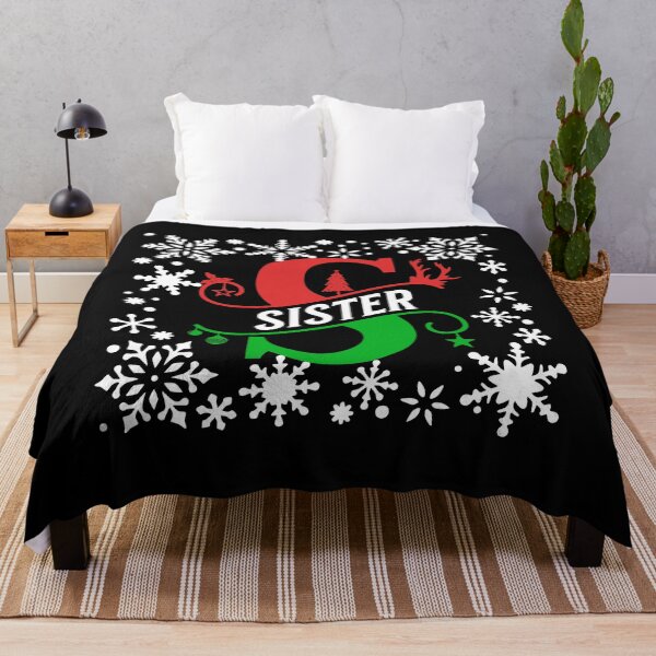 Item preview, Sister family matching Christmas monogram sister designed and sold by InspireGlow.