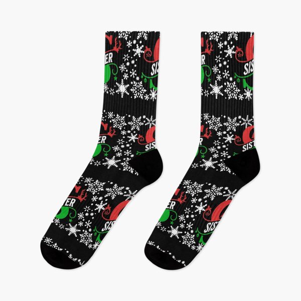 Item preview, Sister family matching Christmas monogram sister designed and sold by InspireGlow.
