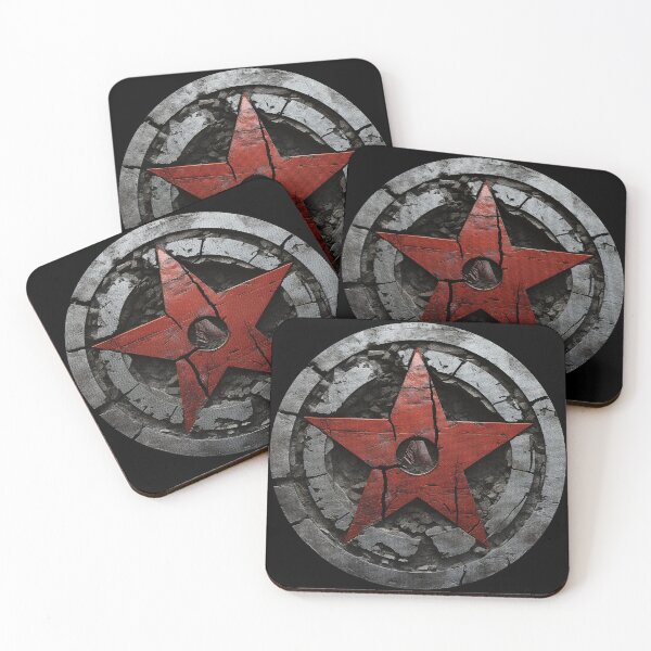 Item preview, Heroic Emblem: Red Star Art designed and sold by inkArtistryfine.