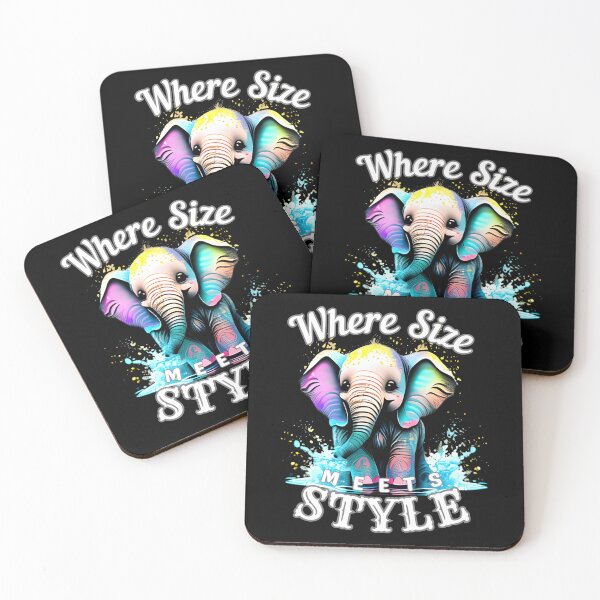 Item preview, Where Size Meets Style designed and sold by ElephantVibes.