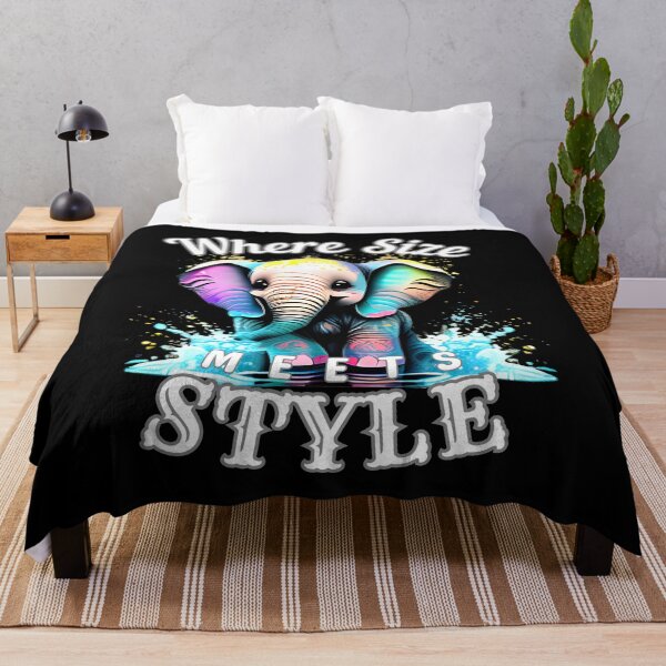 Item preview, Where Size Meets Style designed and sold by ElephantVibes.