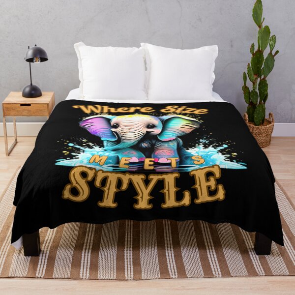 Item preview, Where Size Meets Style. elephant lover designed and sold by ElephantVibes.