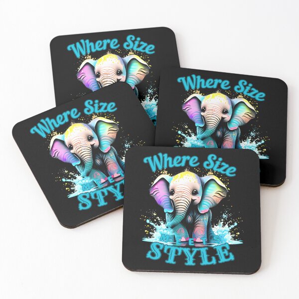 Item preview, Where Size Meets Style. funny elephant designed and sold by ElephantVibes.