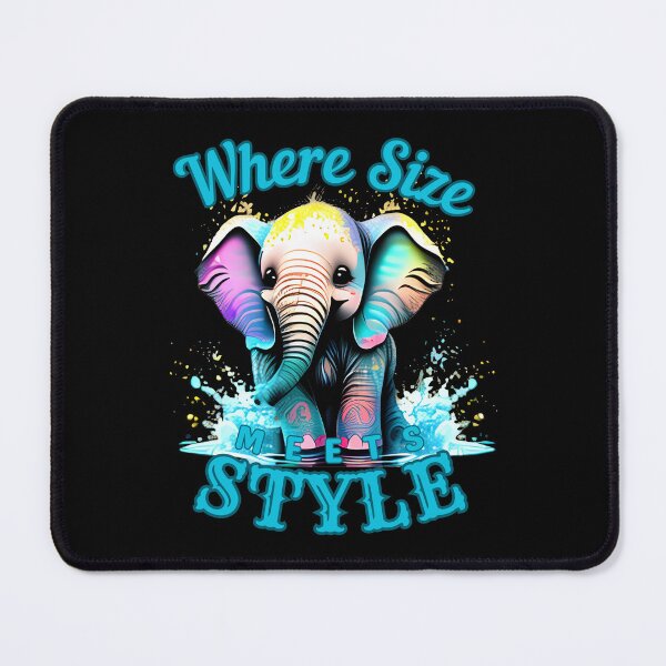 Item preview, Where Size Meets Style. funny elephant designed and sold by ElephantVibes.