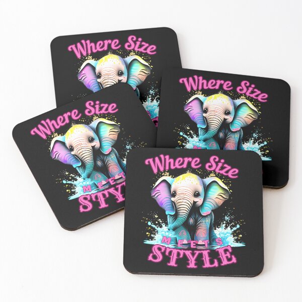 Item preview, Where Size Meets Style. elephant head designed and sold by ElephantVibes.