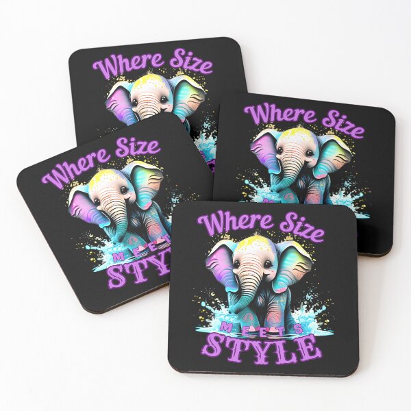 Item preview, Where Size Meets Style. elephant face designed and sold by ElephantVibes.