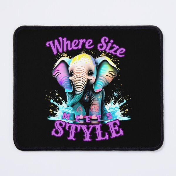 Item preview, Where Size Meets Style. elephant face designed and sold by ElephantVibes.