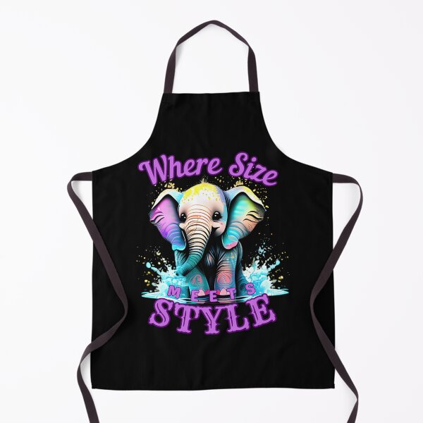 Item preview, Where Size Meets Style. elephant face designed and sold by ElephantVibes.