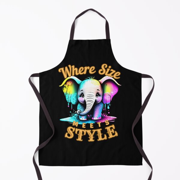 Item preview, Where Size Meets Style. watercolor elephant designed and sold by ElephantVibes.
