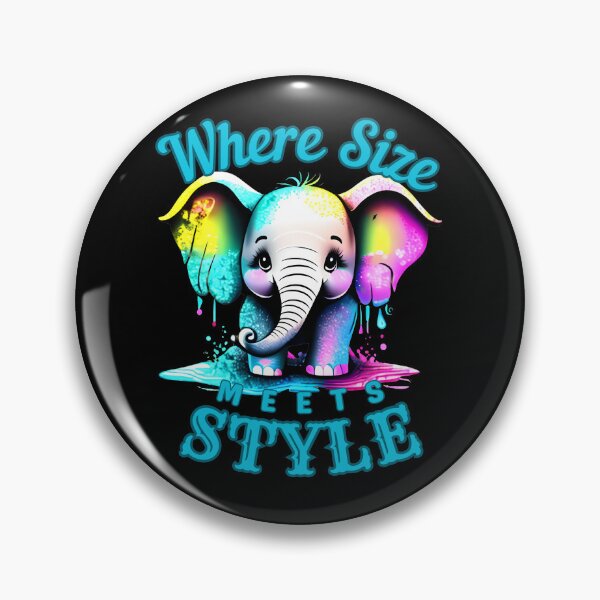 Item preview, Where Size Meets Style. adorable elephant designed and sold by ElephantVibes.