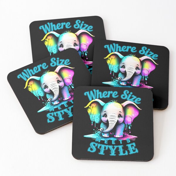 Item preview, Where Size Meets Style. adorable elephant designed and sold by ElephantVibes.