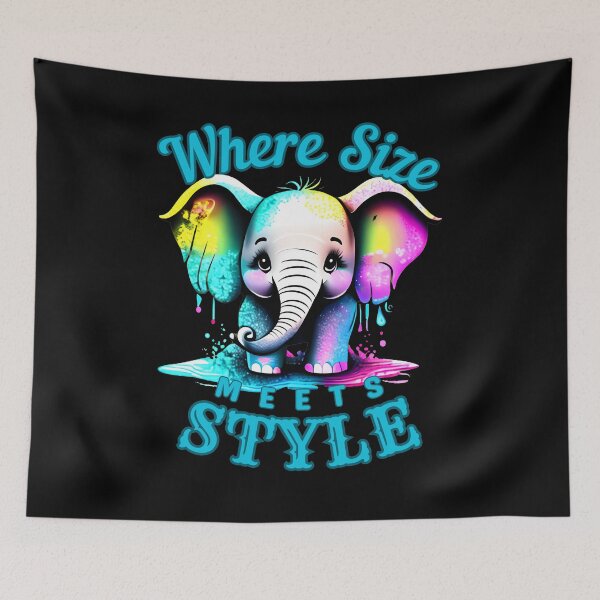 Item preview, Where Size Meets Style. adorable elephant designed and sold by ElephantVibes.