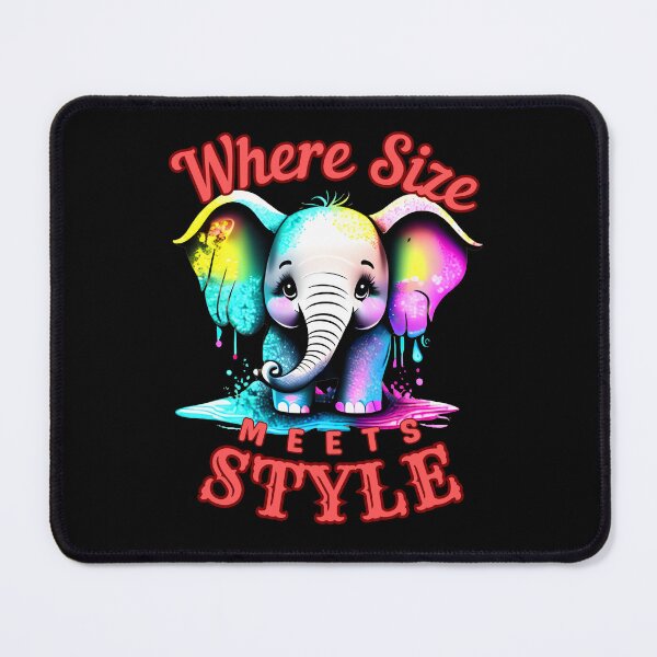 Item preview, Where Size Meets Style. happy elephant designed and sold by ElephantVibes.