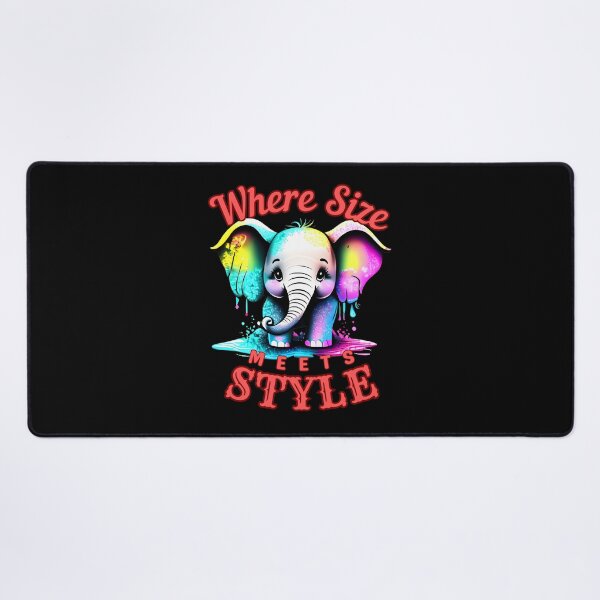 Item preview, Where Size Meets Style. happy elephant designed and sold by ElephantVibes.