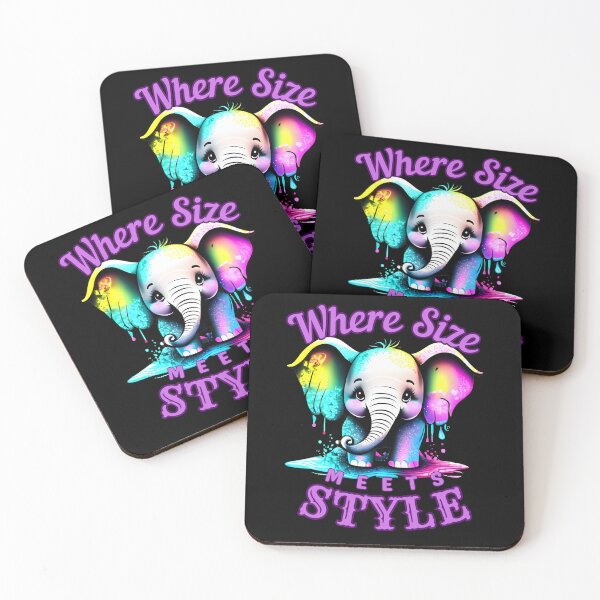 Item preview, Where Size Meets Style. elephant quote designed and sold by ElephantVibes.