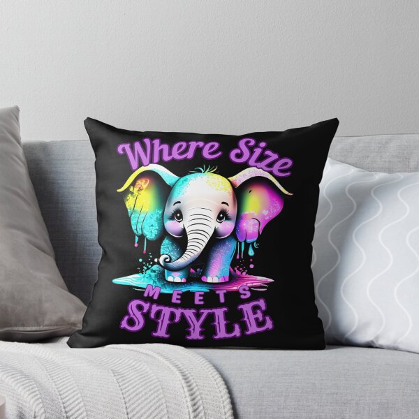 Item preview, Where Size Meets Style. elephant quote designed and sold by ElephantVibes.