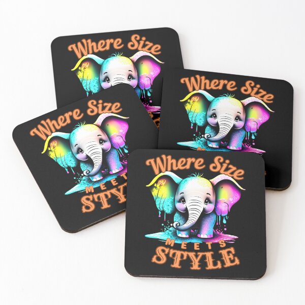 Item preview, Where Size Meets Style. african elephant designed and sold by ElephantVibes.